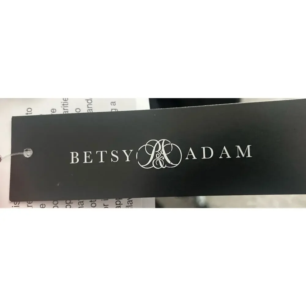 Betsy And Adam Black Dress Size 2 Form Fitting Pullover NWT - Picture 2 of 3